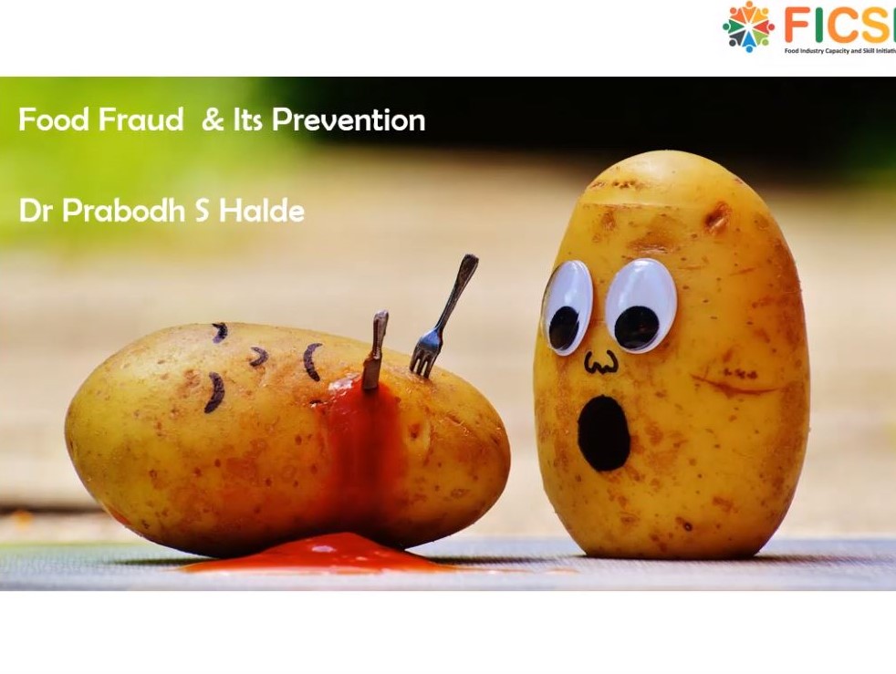 Webinar on Food Fraud & Its Prevention