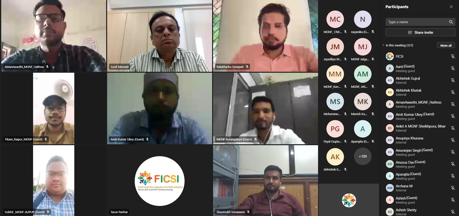 First Ever Webinar for Mahatma Gandhi National Fellows (MGNFs) 